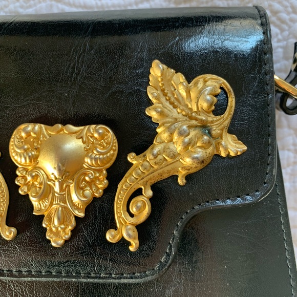 ✨Rare Vintage Black and Gold Embellished Crossbody✨ - Picture 8 of 8
